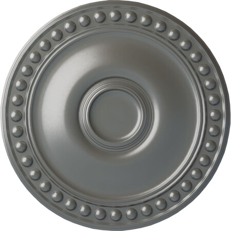 Foster Ceiling Medallion (Fits Canopies Up To 5 5/8), Hand-Painted Silver, 19 1/8OD X 1P